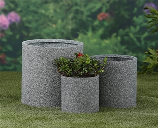 Round flower pot